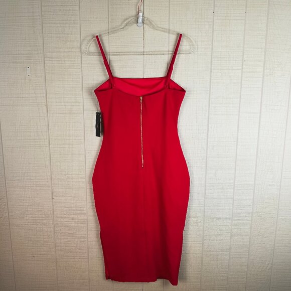 Lulu's Red Midi Dress - Picture 6 of 6